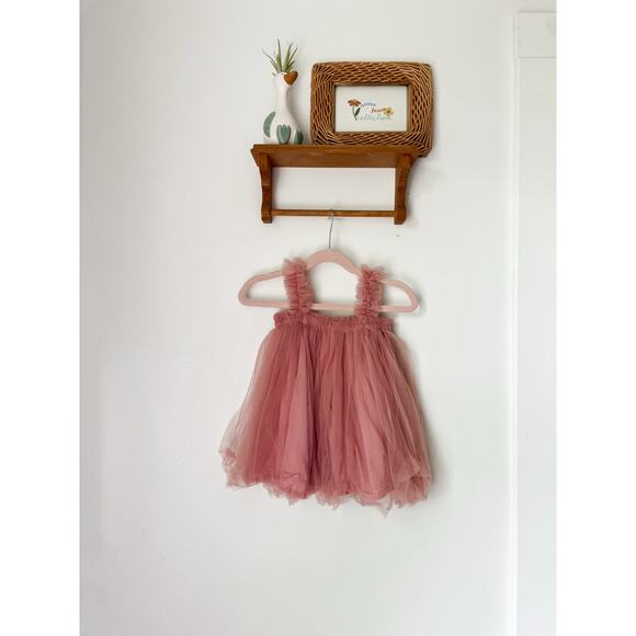 Pink Tulle Kids Dress - Picture 1 of 5